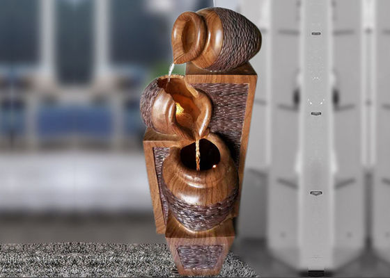 Chiny Ciepła doniczka Led Polyresin Garden Water Fountain dostawca