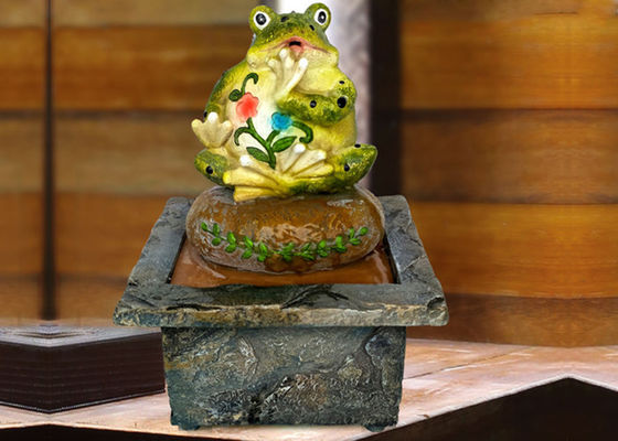 Chiny Fontanny stołowe w stylu amerykańskim Polyresin Frogs dostawca