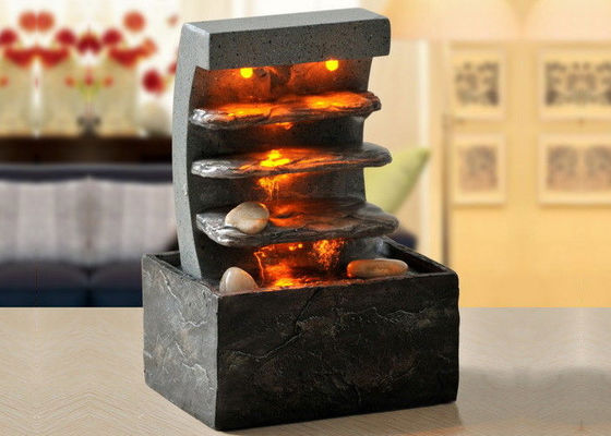 Chiny Four Steps 7 ”Polyresin Indoor Fontanny zewnętrzne dostawca