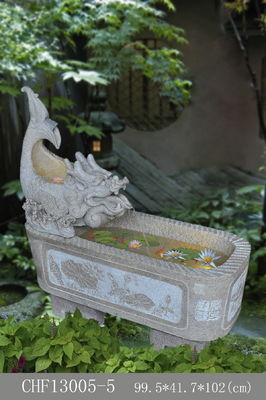 42 &quot;Dragon Spits Sandstone Water Fountain dostawca