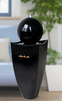 Nowoczesna funkcja wody ze stali nierdzewnej Waterscape Ball dostawca