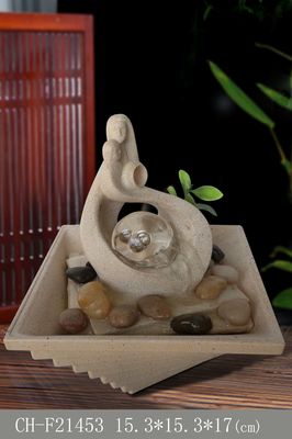Smooth Couple Indoor Rolling Ball Water Fountain dostawca