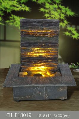Polyresin Slate Małe kryte fontanny i wodospady dostawca