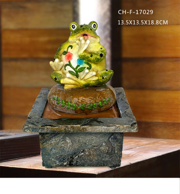 Fontanny stołowe w stylu amerykańskim Polyresin Frogs dostawca