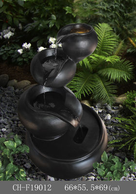 Garden Three Tea Pots Cast Stone Water Fountains dostawca