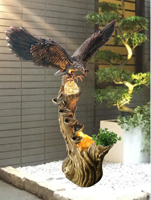 Turning Ball Eagle Animal Outdoor Water Fontanny dostawca