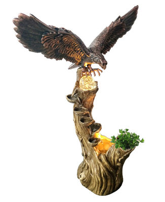 Turning Ball Eagle Animal Outdoor Water Fontanny dostawca