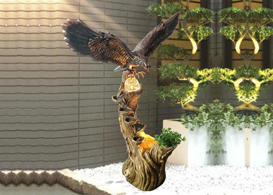 Turning Ball Eagle Animal Outdoor Water Fontanny dostawca