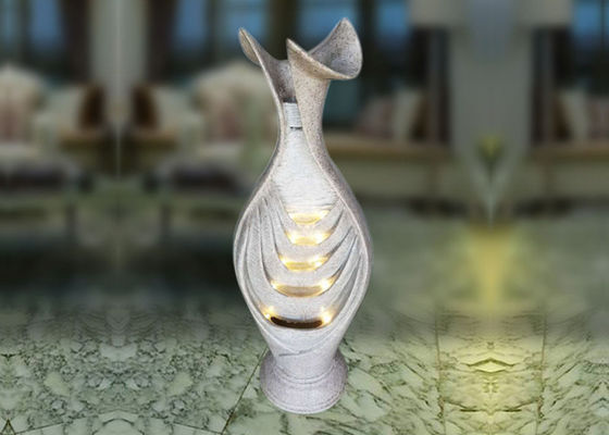 Podświetlana doniczka Polyresin Backyard Water Fountain dostawca
