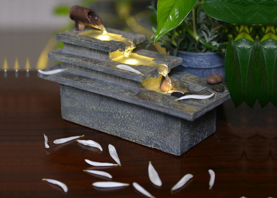 Home Decor Polyresin Indoor Light Up Water Fountain dostawca
