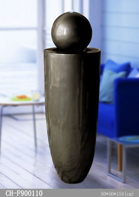 Włókno szklane 154cm Led Light Indoor Water Fountain dostawca